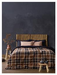Κουβερτοπάπλωμα Μονό 160x220εκ. Madum Brown Nima