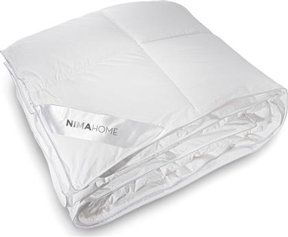 Πάπλωμα Υπέρδιπλο Πουπουλένιο 220x240 Goose Λευκό Nima