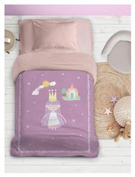 Παιδικό Πάπλωμα Μονό με Γέμιση Microfiber Μωβ 160x240εκ. Nima