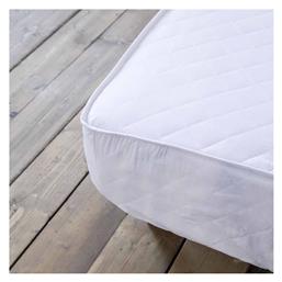 Προστατευτικό Επίστρωμα King Size με Φάσα Λευκό 180x200εκ. Nima