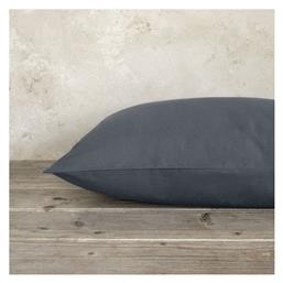 Unicolors Μαξιλαροθήκη 52x72εκ. Midnight Gray Nima