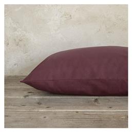 Unicolors Σετ Μαξιλαροθήκες με Φάσα Deep Bordeaux 52x72εκ. Nima