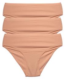 NC Γυναικεία Slip 3Pack Μπεζ Nina Club