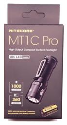 Pro Στεγανός Φακός LED 1000lm NiteCore