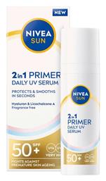 2in1 Primer SPF50+ Αντηλιακό 30ml Nivea