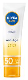 Anti Age Q10 Αντηλιακή Κρέμα Προσώπου SPF50 50ml Nivea