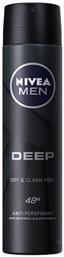 Men Deep Dry & Clean Feel Anti-perspirant Αποσμητικό 48h σε Spray 150ml Nivea