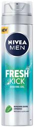 Men Fresh Kick Gel Ξυρίσματος 200ml Nivea