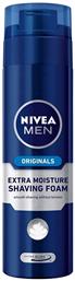 Men Originals Extra Moisture Αφρός Ξυρίσματος με Αλόη για Ξηρές & Ευαίσθητες Επιδερμίδες 250ml Nivea