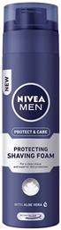Men Protect & Care Αφρός Ξυρίσματος με Αλόη 200ml Nivea