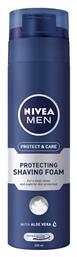 Nivea Men Protect & Care Protecting Αφρός Ξυρίσματος με Αλόη 250ml