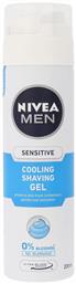 Men Sensitive Cooling Gel Ξυρίσματος για Ευαίσθητες Επιδερμίδες 200ml Nivea