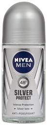 Men Silver Protect Anti-perspirant Αποσμητικό 48h σε Roll-On 50ml Nivea