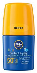 Sun Kids Protect & Care Αδιάβροχο Παιδικό Αντηλιακό Stick για Πρόσωπο & Σώμα SPF50 50ml Nivea