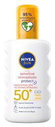 Sun Sensitive Immediate Protect Sun SPF50 Αντηλιακή Λοσιόν Nivea