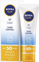 Nivea Sun UV Αδιάβροχη Αντηλιακή Κρέμα Προσώπου SPF50 50ml