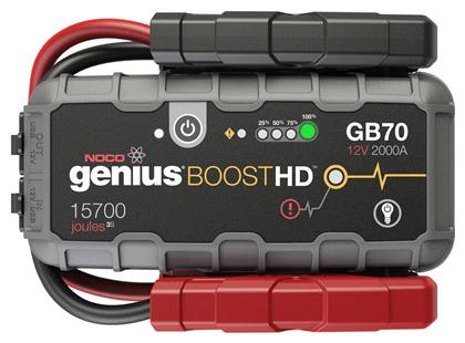 GB70 Genius Boost HD Φορητός Εκκινητής Μπαταρίας Αυτοκινήτου 12V με Power Bank / USB / Φακό Noco