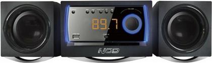 NOD Ηχοσύστημα 2.0 MHS-001BL 30W με CD / Digital Media Player και Bluetooth Μαύρο από το Shop365