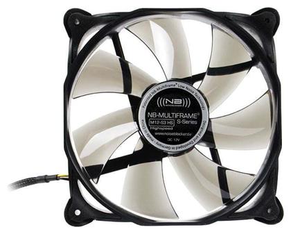M12-3 Case Fan 120mm με Σύνδεση 3-Pin Noiseblocker