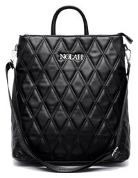 Rhode Γυναικεία Τσάντα Πλάτης Black/Silver Nolah