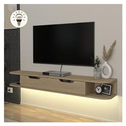 Noland από Μέταλλο & Ξύλο με Φωτισμό LED Rota Oak 150x35x19.2εκ. GP042-0308,1 - Megapap