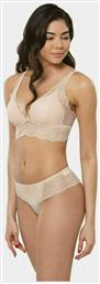 Δαντελένιο Σετ Εσωρούχων Bralette με Brazil Μπεζ Norddiva Lingerie