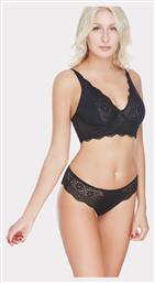 Δαντελένιο Σετ Εσωρούχων Bralette με Brazil Μαύρο Norddiva Lingerie