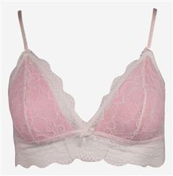 Δαντελένιο Σετ Εσωρούχων Bralette με Brazil Ροζ Norddiva Norddiva Lingerie