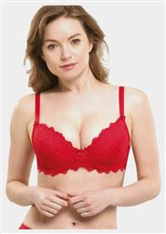 Κόκκινο Σουτιέν Push Up Norddiva Lingerie