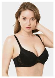 Μαύρο Minimizer Σουτιέν χωρίς Ενίσχυση Norddiva Lingerie