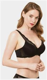 Μαύρο Σουτιέν χωρίς Ενίσχυση Norddiva Lingerie