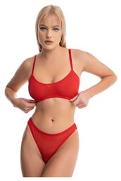 Σετ Εσωρούχων Μπουστάκι με Brazil Κόκκινο Tiffani Norddiva Lingerie