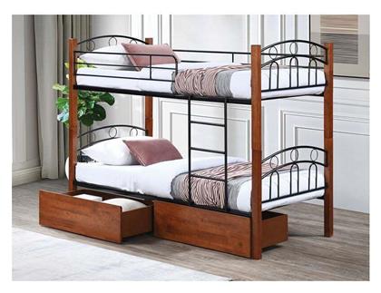 Norton Κουκέτα Μονή για Στρώμα 90x94cm - Woodwell