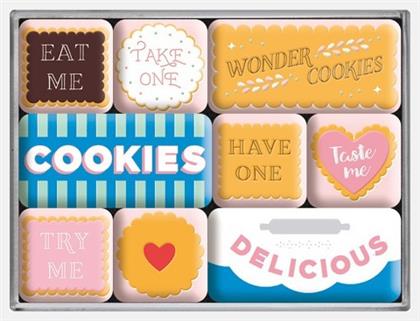 Σετ Μαγνητάκια Σετ Home & Country Wonder Cookies, 9τμχ Nostalgic Art