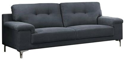 Note Τριθέσιος 211x89x85εκ. Μπλε-Γκι - Woodwell