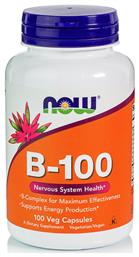 B-100 Βιταμίνη 100 κάψουλες Now Foods