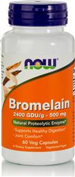 Now Foods Bromelain 500mg 60 φυτικές κάψουλες