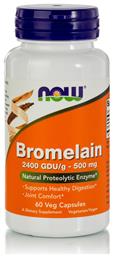 Now Foods Bromelain 500mg 60 φυτικές κάψουλες από το Pharm24