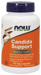 Candida Support (Clear) 90 φυτικές κάψουλες Now Foods