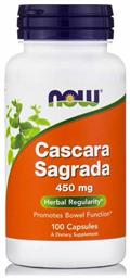 Cascara Sagrada 450mg 100 κάψουλες Now Foods