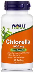 Chlorella 60 ταμπλέτες Now Foods