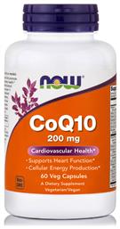 CoQ10 200mg 60 φυτικές κάψουλες Now Foods