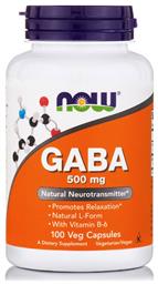 Gaba 100 κάψουλες Unflavoured Now Foods