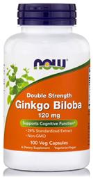 Ginkgo Biloba 120mg 100 φυτικές κάψουλες Now Foods