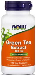 Green Tea Extract 400mg 100 κάψουλες Now Foods