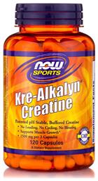 Kre Alkalyn Creatine 120 κάψουλες Now Foods