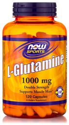 L-Glutamine 1000mg 120 κάψουλες Unflavoured Now Foods