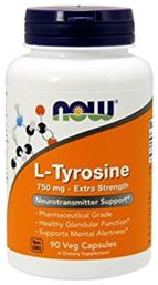 L-Tyrosine 90 κάψουλες Unflavoured Now Foods