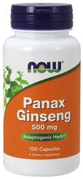 Panax Ginseng 500mg 100 κάψουλες Now Foods
