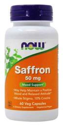 Saffron 50mg 60 φυτικές κάψουλες Now Foods